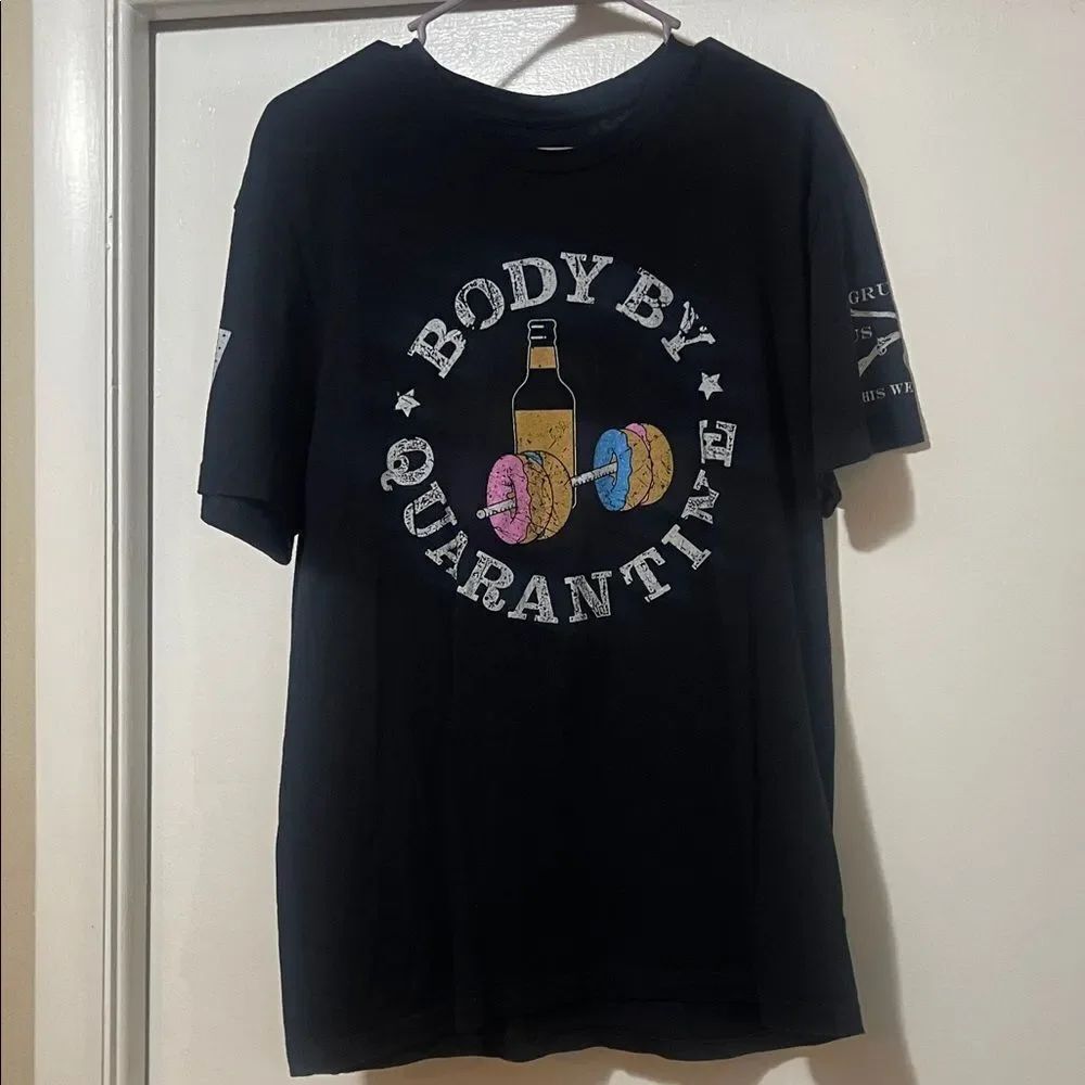 Grunt Style Black body by quarantine, shirt size medium